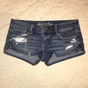 Cute Ripped Jean Shorts